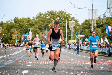 15 Eylül 2018 Minsk Belarus Yarı Maraton Minsk 2019