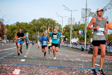 15 Eylül 2018 Minsk Belarus Yarı Maraton Minsk 2019