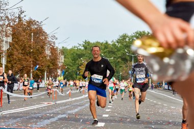15 Eylül 2018 Minsk Belarus Yarı Maraton Minsk 2019