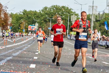 15 Eylül 2018 Minsk Belarus Yarı Maraton Minsk 2019