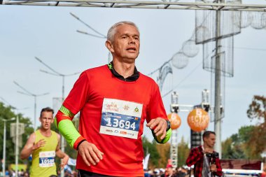 15 Eylül 2018 Minsk Belarus Yarı Maraton Minsk 2019