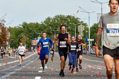 15 Eylül 2018 Minsk Belarus Yarı Maraton Minsk 2019