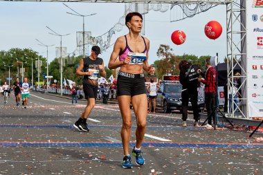 15 Eylül 2018 Minsk Belarus Yarı Maraton Minsk 2019