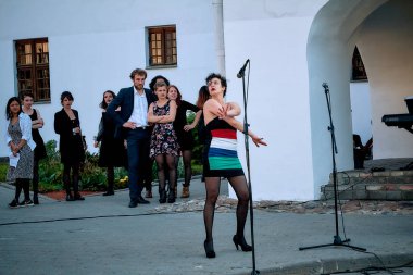 25 Mayıs 2019 Minsk Belarus Caddesi Şenlikleri