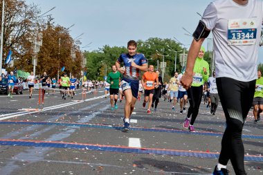 15 Eylül 2019 Minsk Belarus Yarı Maraton Minsk 2019