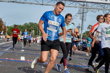 15 Eylül 2018 Minsk Belarus Yarı Maraton Minsk 2019