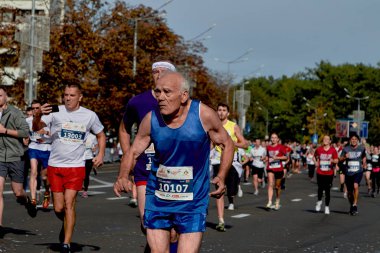 15 Eylül 2018 Minsk Belarus Yarı Maraton Minsk 2019