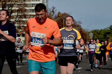 15 Eylül 2018 Minsk Belarus Yarı Maraton Minsk 2019