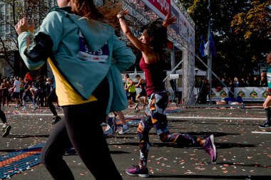 15 Eylül 2019 Minsk Belarus Yarı Maraton Minsk 2019