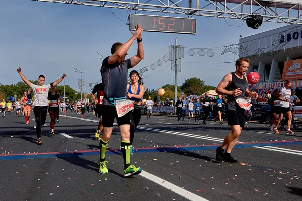 15 Eylül 2018 Minsk Belarus Yarı Maraton Minsk 2019