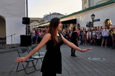 25 Mayıs 2019 Minsk Belarus Caddesi Şenlikleri