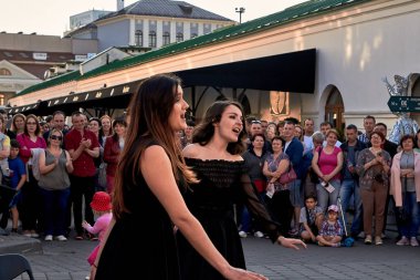 25 Mayıs 2019 Minsk Belarus Caddesi Şenlikleri