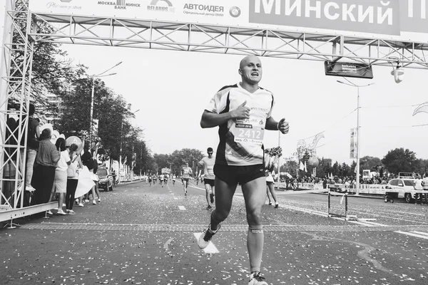 Half Marathon Minsk 2018 Běh ve městě — Stock fotografie