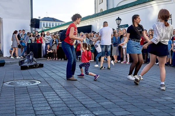 1 juni 2019 Feesten in de stad op de dag van de Zweedse cultuur — Stockfoto