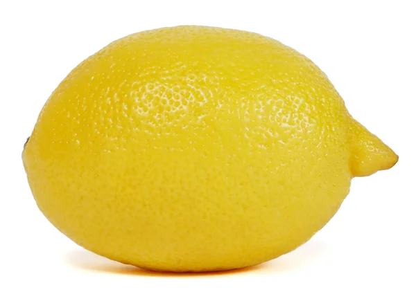 Lemon. Fruits tropicaux. Citron frais mûr. . Isolé sur fond blanc — Photo