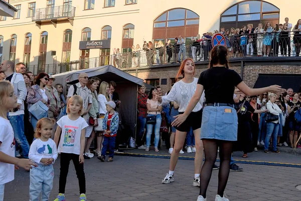 1 de junio de 2019 Fiestas en la ciudad en el día de la cultura sueca — Foto de Stock