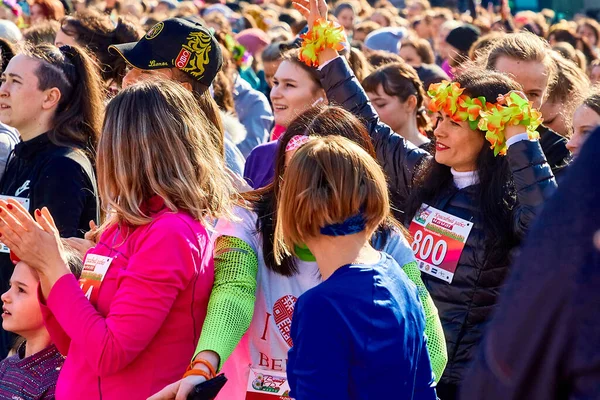 Mars 2019 Minsk Belarus Women Day Race Den Mars Vackra — Stockfoto