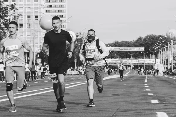 Settembre 2018 Minsk Bielorussia Mezza Maratona Minsk 2019 Giovani Atleti — Foto Stock