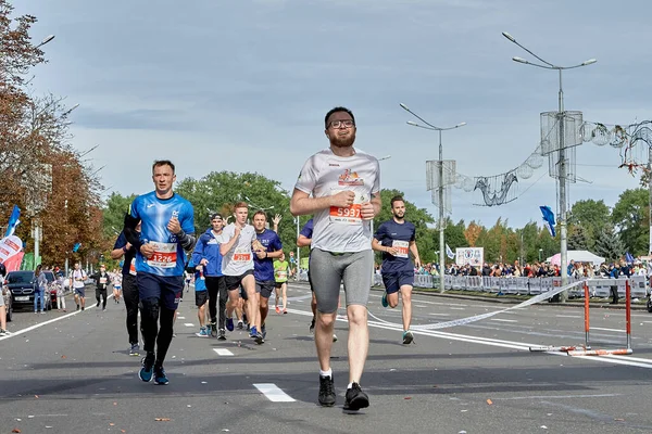 Septembre 2019 Minsk Biélorussie Demi Marathon Minsk 2019 Des Athlètes — Photo