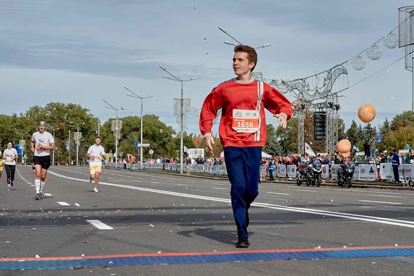 明斯克2019年半程马拉松赛 — 图库照片