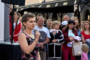 25 Mayıs 2019 Minsk Belarus Caddesi Şenlikleri