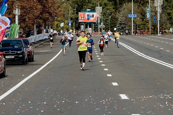 Half Marathon Minsk 2019 Běh ve městě — Stock fotografie