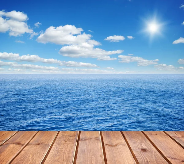 Sea Wooden Platform — Stock Photo, Image