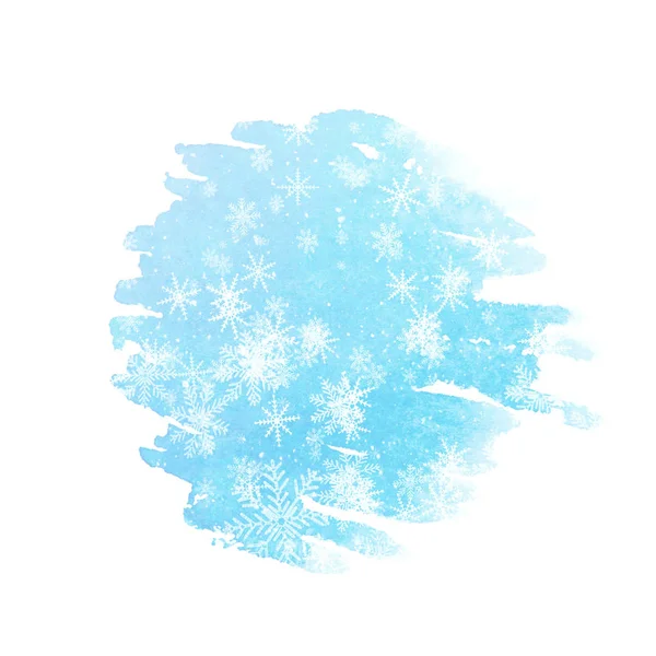 Abstract Christmas Background Snowflakes — Stock Photo, Image