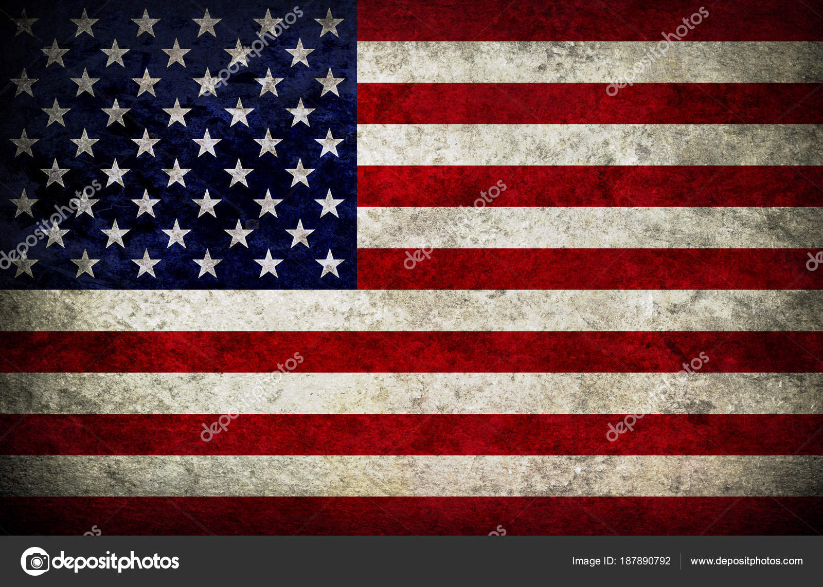 Drapeau américain vintage — Photo de stock par ©marisha5 - 187890792, image size:1600x1142