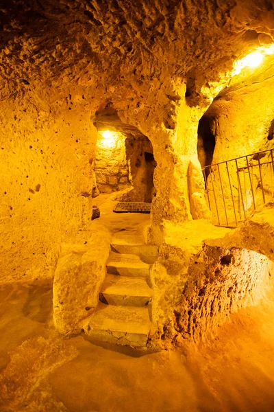 Kaymakli Underground City Nevsehir Turquia — Fotografia de Stock