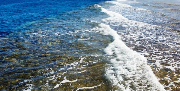 Belle Onde Nel Mare Spiaggia — Foto Stock