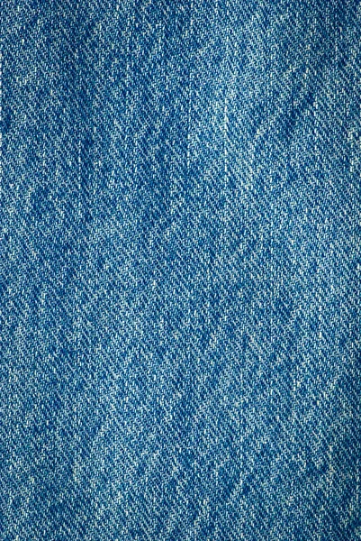 Latar belakang kain linen bergaris biru bergaris — Stok Foto