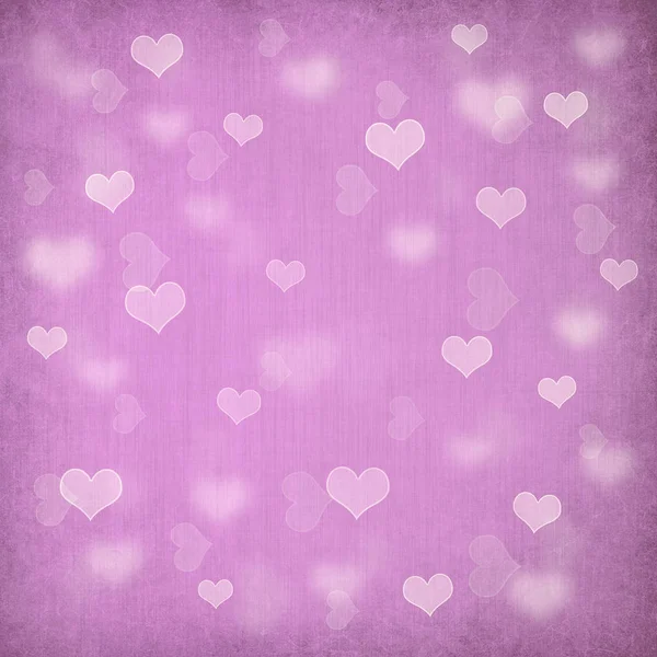 Valentine bakgrund med hjärtan — Stockfoto