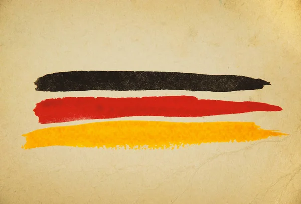 Oude Kleurrijke Grunge Achtergrond Van Duitsland Vlag — Stockfoto