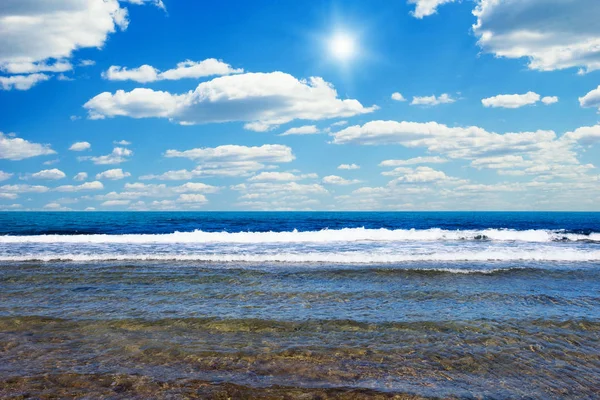 Beautiful Sky Blue Sea — Stock Photo, Image