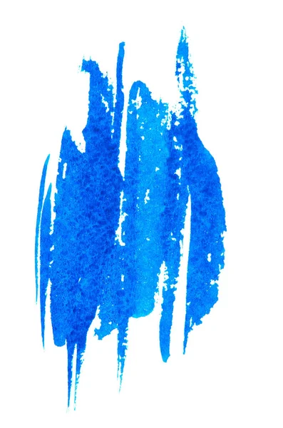 Сині Мазки Фарби Папері — стокове фото