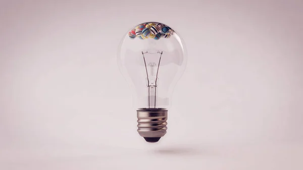 ᐈ Bombilla 3d Imagenes De Stock Dibujos Focos Encendidos