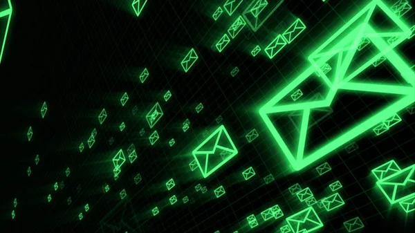 Flying Emails in Cyberspace