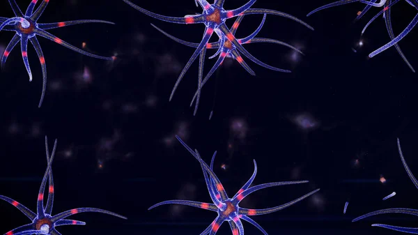 Nano Vision of Blue Neurons