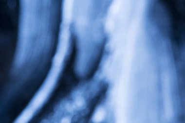 Arka plan mavi Led ışıkları bokeh etkisi ile