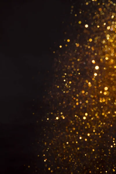 Bokeh etkisi ile Altın ışık arka plan