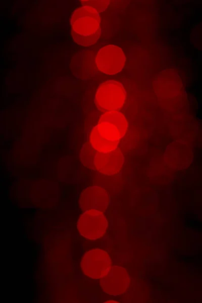 Background of red LED lights with bokeh effect — Stock Photo, Image