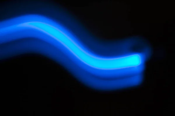 Blauwe en witte strepen van licht — Stockfoto