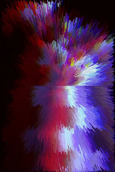 Chaotische Achtergrond Met Gekke Lichtstrepen Blauw Rood Voor Concepten Beweging — Stockfoto