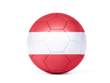 Avusturya bayrağı renginde futbol