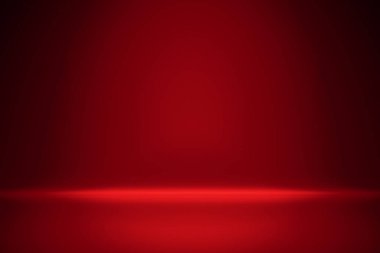 Ürün yerleştirme için yeşil eğimli boş oda