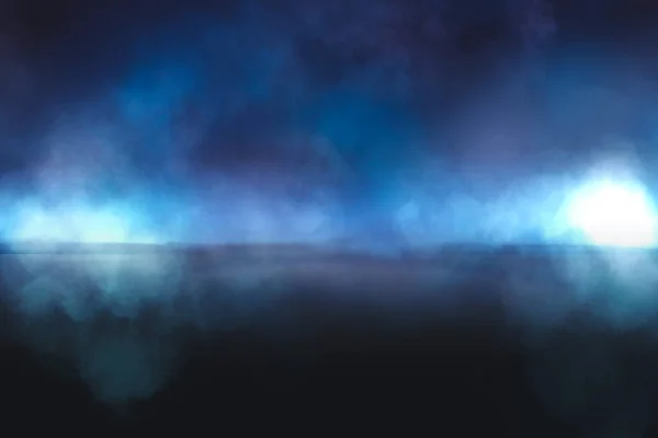 Abstract blue mist studio background. — Stock Photo, Image