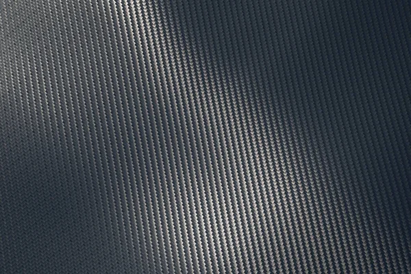 Structural detail of an industrial carbon fibre sheet in a full frame view showing the repeat diagonal pattern as light plays across the surface in a background texture — Stock Photo, Image