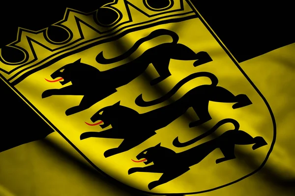 Flag of Baden-W��rttemberg — Stock Photo, Image