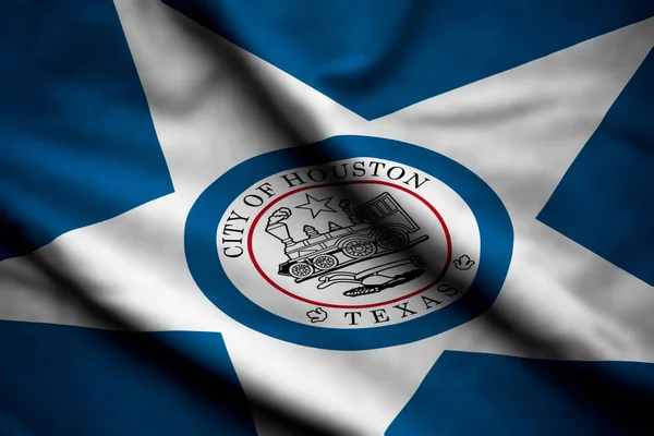 Флаг Хьюстона — стоковое фото